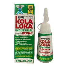 Pegamento Industrial Kola Loka Alta Viscocidad 3000 20g - Kola loka - vista lateral