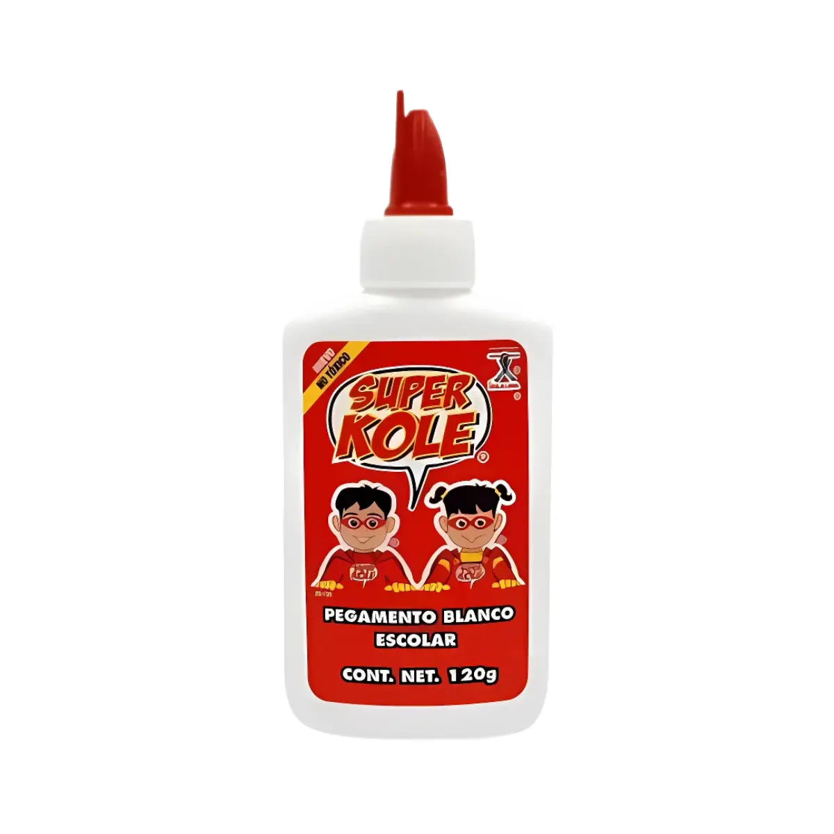 12 Pz SUPER KOLE 120 GRAMOS PEGAMENTO BLANCO - Dogotuls