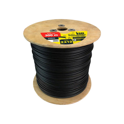 Cable Uso Rudo Keer Multipolar 2x12 Carrete 300mts - Kronaline