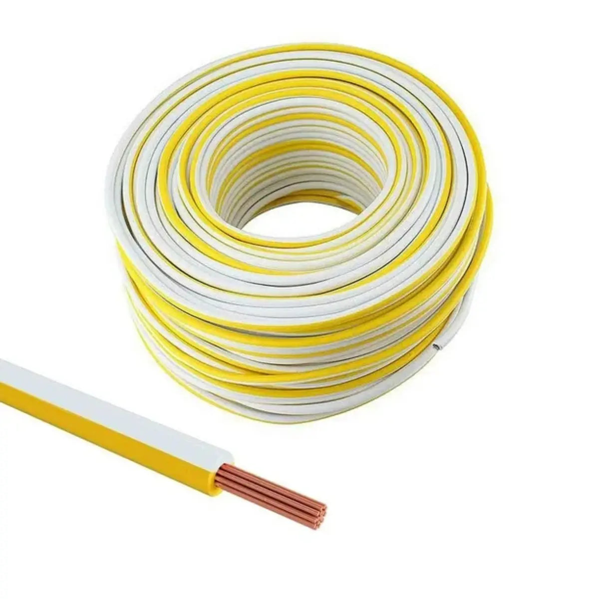 Cable THW cal 8 blanco 400mts - Kronaline