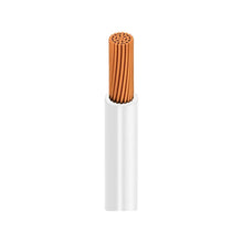 500m Cable Alucobre Keer Calibre 10 AWG Blanco Antiflama - Kronaline - vista lateral