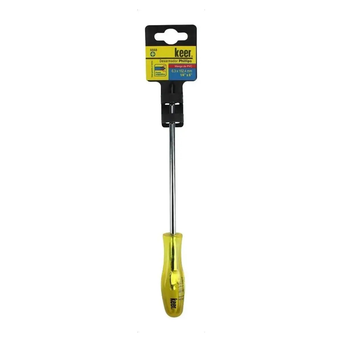Desarmador Punta Phillips Keer Mango PVC 1/4" X 6" - Kronaline