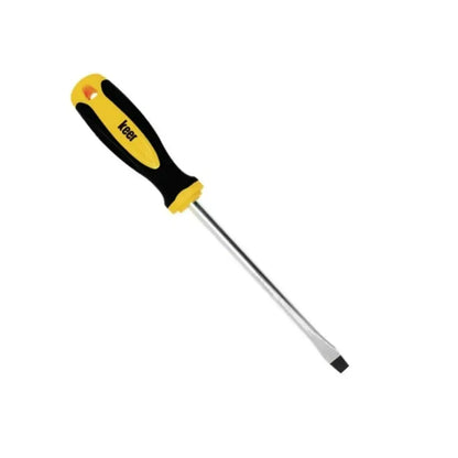 Desarmador plano  1/4  x 8 man go bimaterial, minimo a surtir 6 pzas - Kronaline