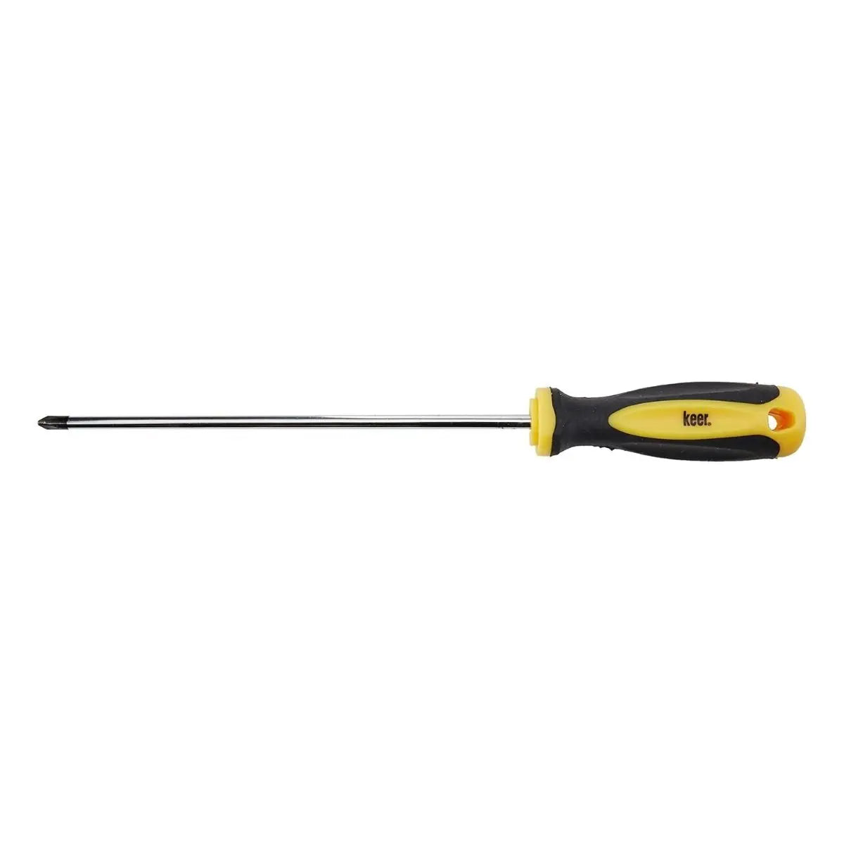 Desarmador Punta Phillips Keer 1/4" x 8" Mango Polipropileno TPR - Kronaline - vista lateral