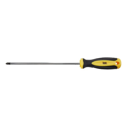 Desarmador Punta Phillips Keer 1/4" x 8" Mango Polipropileno TPR - Kronaline - vista lateral