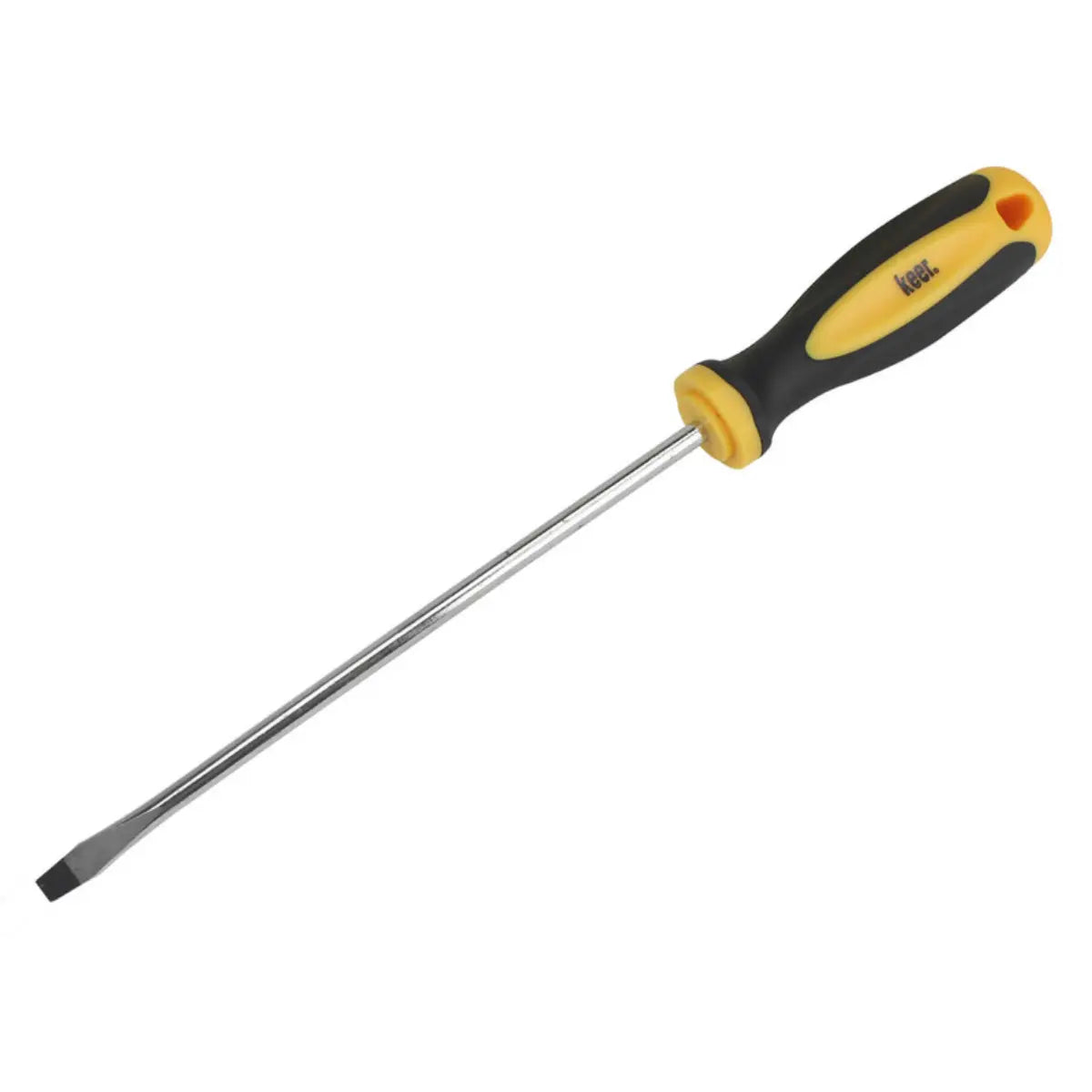 Desarmador Plano Keer  1/4x6 Mango Bimaterial - Kronaline