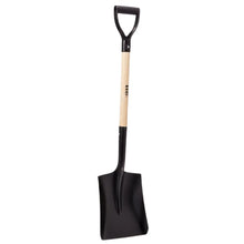 Pala Cuadrada Mango Corto,Puño "Y" Color Negro, Modelo 7429 - Kronaline - vista lateral