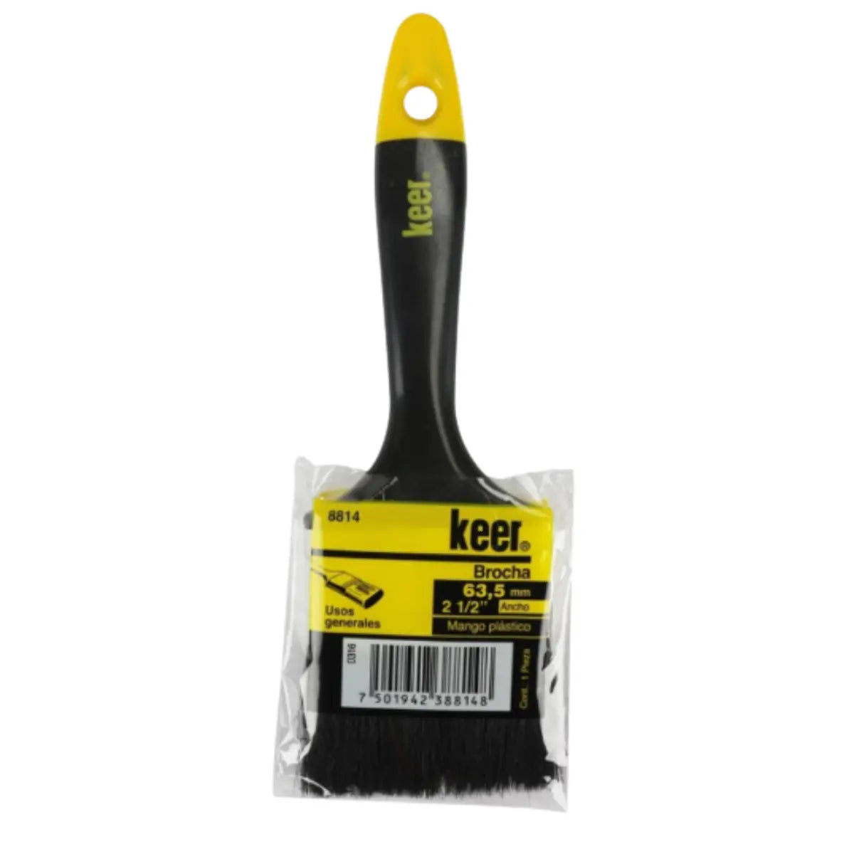 Brocha 2 1/2 mango plátisco Keer 8814 - Kronaline