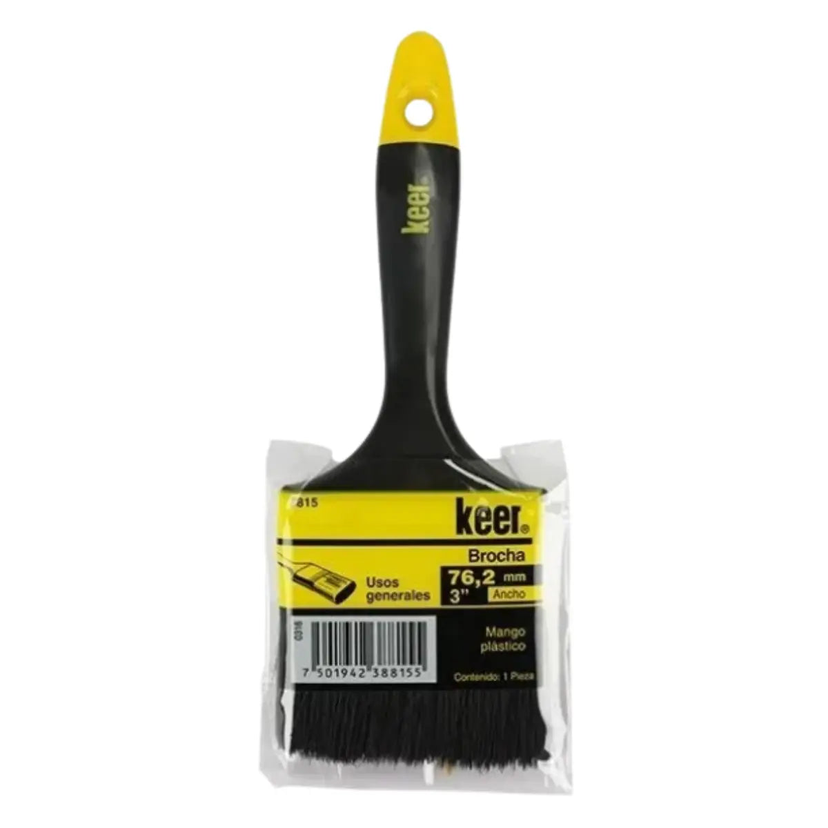 Brocha Mango de Plástico 3 Pulgadas Santul-keer 8815 - Kronaline - detalle