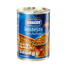 Lentejas con Chorizo 425g - Cesarfer