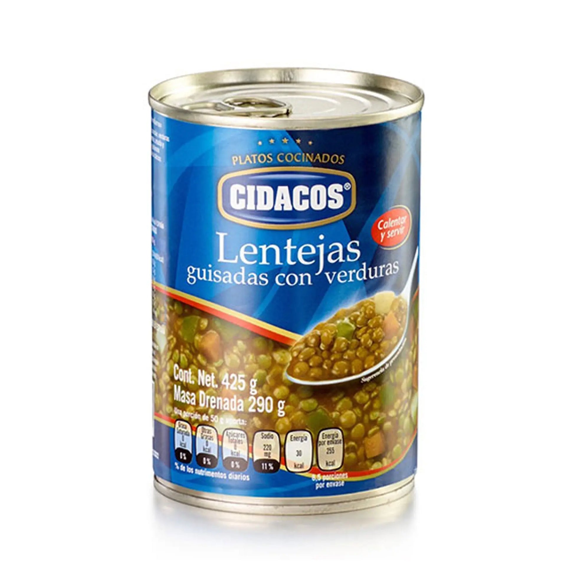 Lentejas con Verduras 425g - Cesarfer