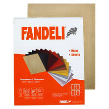50 Pza Lija Para Madera Grano 80 9x11 Fandeli - Fandeli - vista trasera