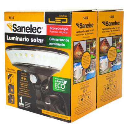 Luminario Solar 360 Sanelec 1414 2 Piezas - Sanelec - vista trasera