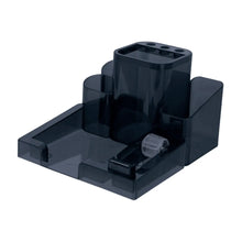Organizador de escritorio con porta lapiz, notas y clips, negro MAE - Mae