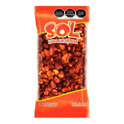 Habas Enchiladas Botanas Sol Snack Salado Bolsa 900gr - Papas Sol - detalle