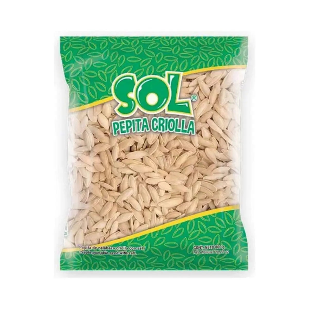 Pepita Criolla Botana Sol Semilla Snack Salado Bolsa 800gr - Papas Sol