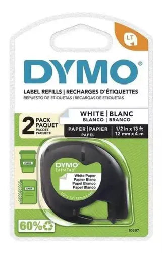 Cinta Blanca De Papel 12mm Caja Con 2 Piezas Dymo M10697 - Dymo