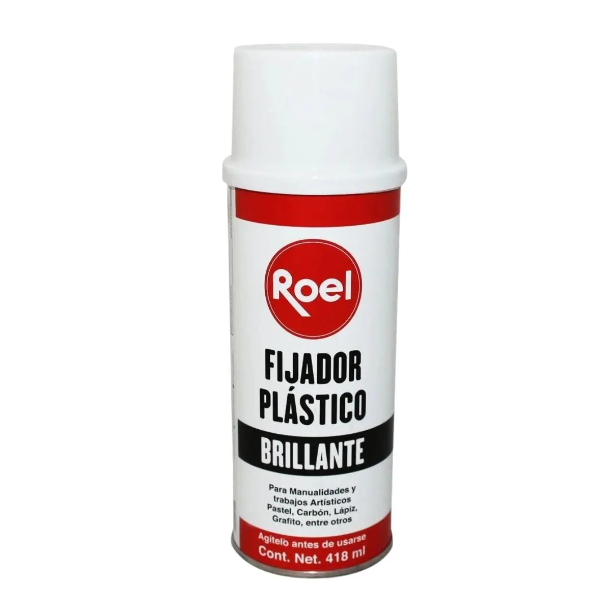 Fijador Plastico Efecto Brillante 418ml Roel Manualidades - Roel