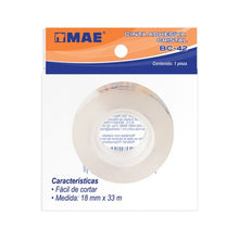 Cinta cristal en bolsa colgante 18 mm x 33 m MAE - Mae