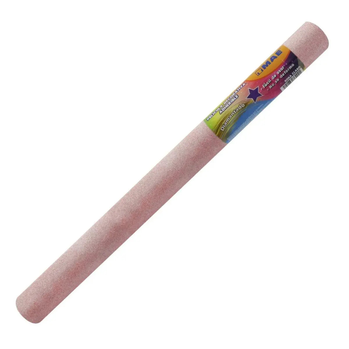 Pelicula decorativa autoadherible de 45 cm x 3 m Rosa Claro MAE - Mae