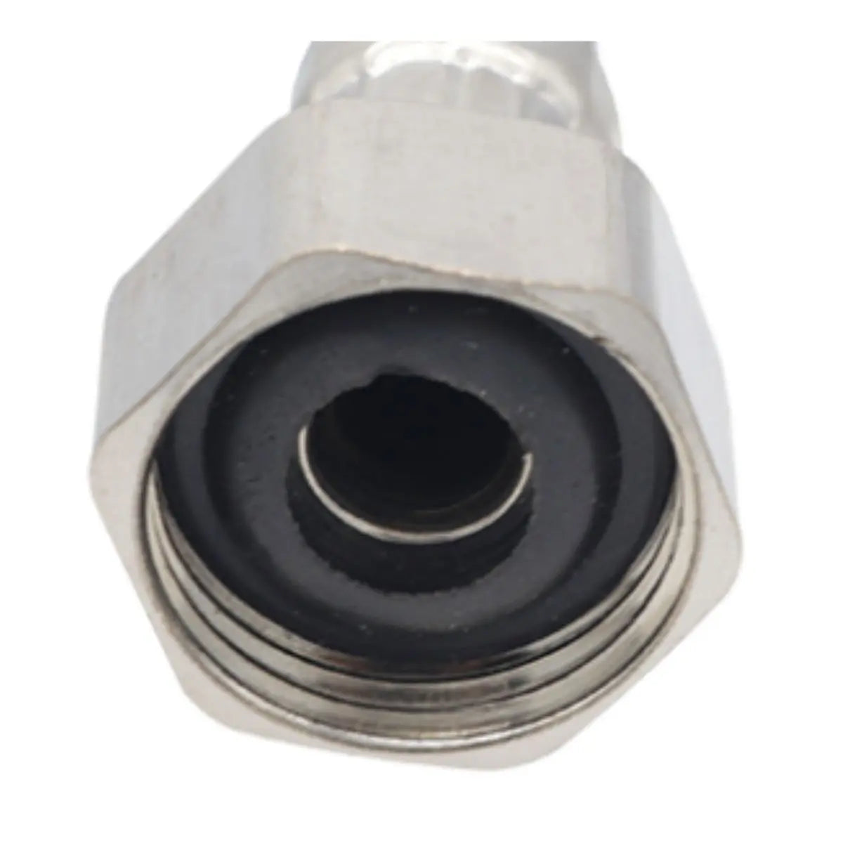 Manguera Alimentadora CNX Tuerca Acero Inoxidable 1/2"*1/2"x55cm - CNX - vista lateral