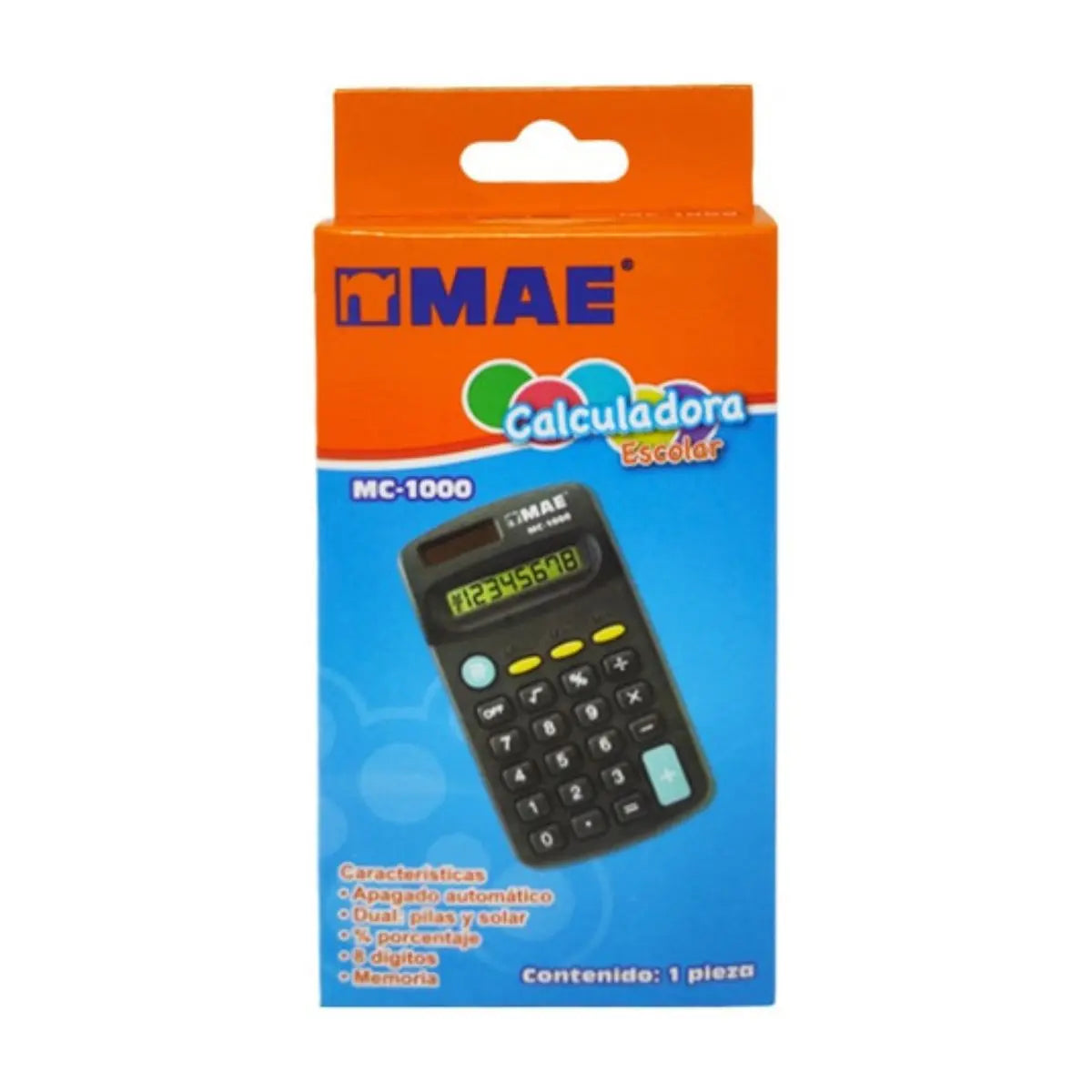 Calculadora Bolsillo 8 Digitos MAE - Mae