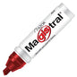 Marcadores Azor para Pizarrón Blanco 6mm Magistral Aluminio 12 Piezas Elige Color Rojo - Azor - vista lateral