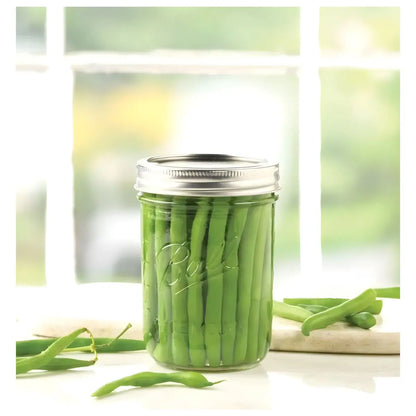 8 Mason Jars Ball 16oz Boca Ancha Pieza - Coveme