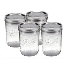 4 Mason Jars Ball 16oz Boca Ancha Pieza - Coveme - empaque