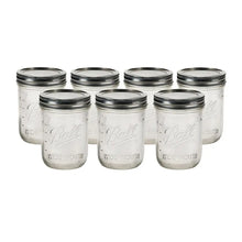 8 Mason Jars Ball 16oz Boca Ancha Pieza - Coveme - vista trasera