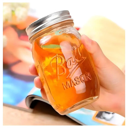 24 Mason Jars Ball 16oz Boca Regular Pieza - Coveme - detalle