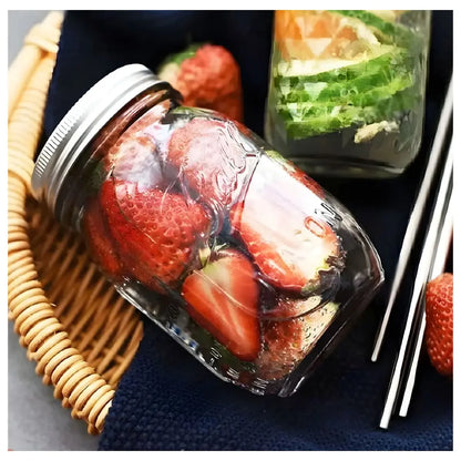 24 Mason Jars Ball 16oz Boca Regular Pieza - Coveme