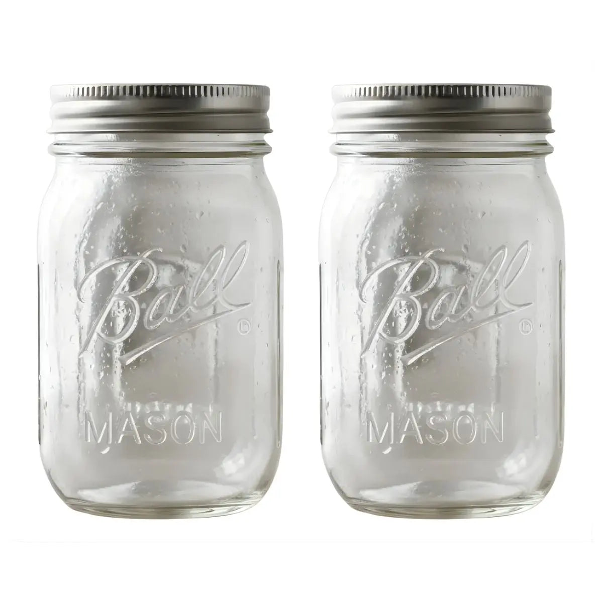 2 Mason Jars Ball 16oz Boca Regular Pieza - Coveme - detalle