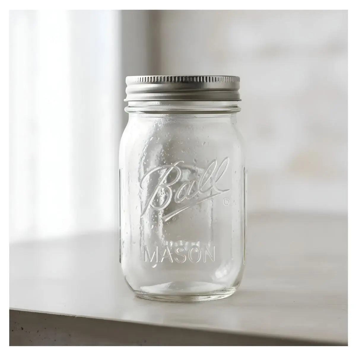 Mason Jars Ball de 16 oz Boca Regular - Set de 4 piezas - Mason Jars - vista trasera