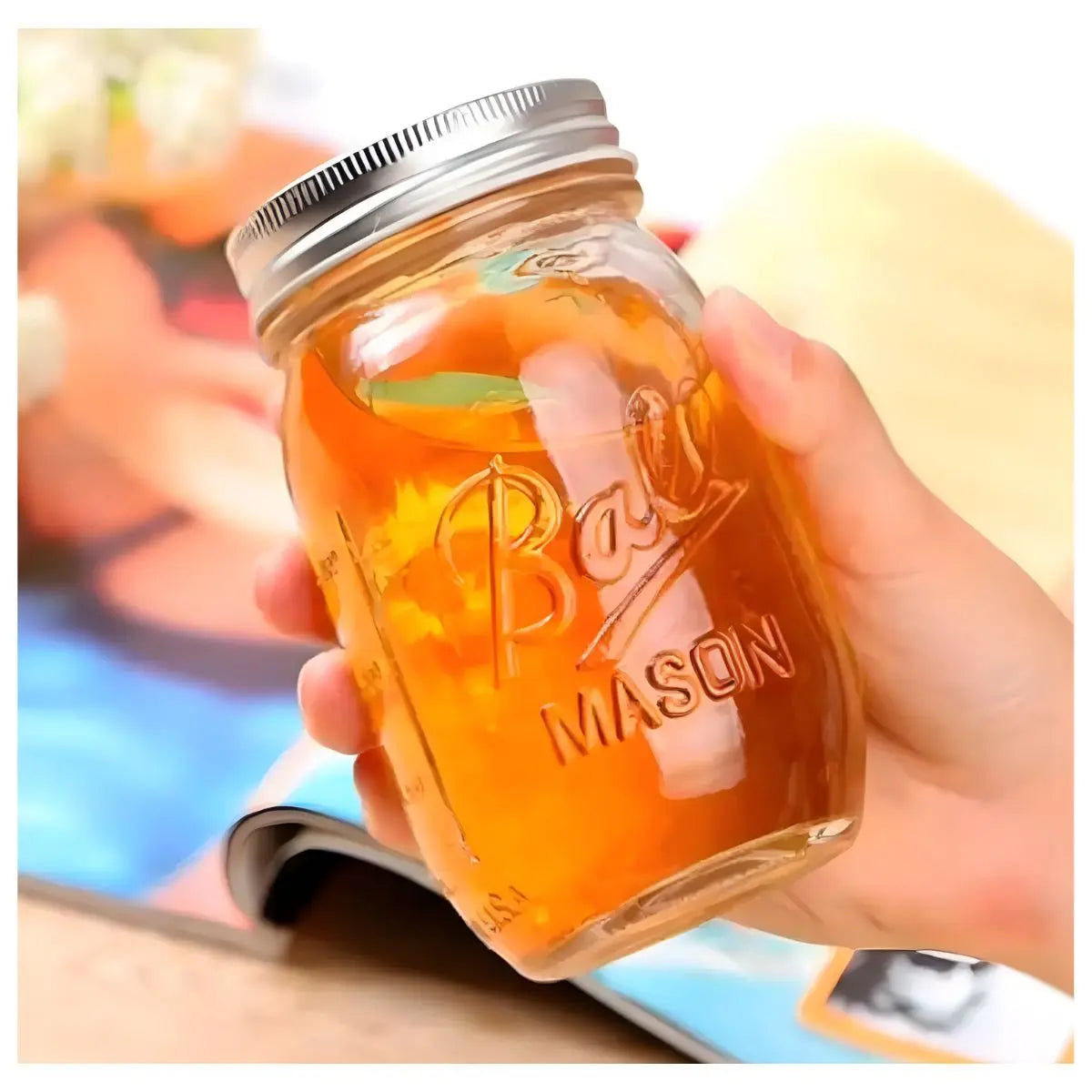 Mason Jars Ball de 16 oz Boca Regular - Set de 4 piezas - Mason Jars