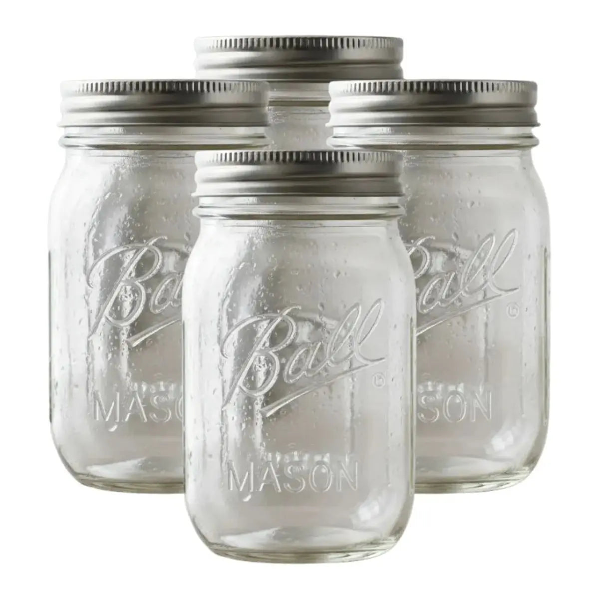 Mason Jars Ball de 16 oz Boca Regular - Set de 4 piezas - Mason Jars - empaque