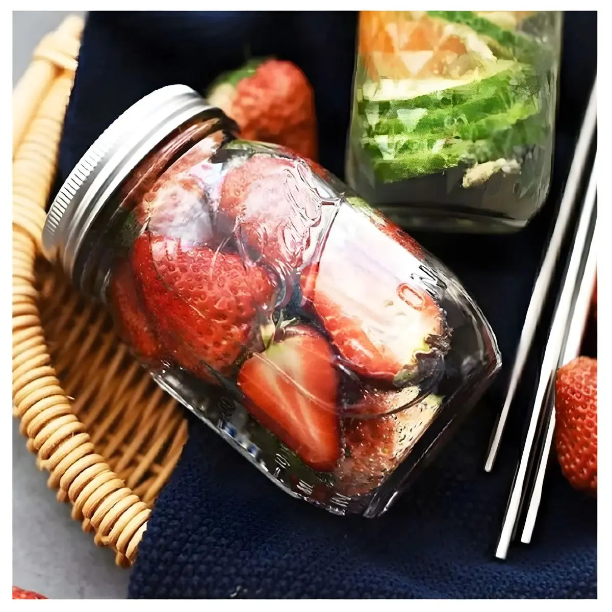 8 Mason Jars Ball 16oz Boca Regular Pieza - Coveme