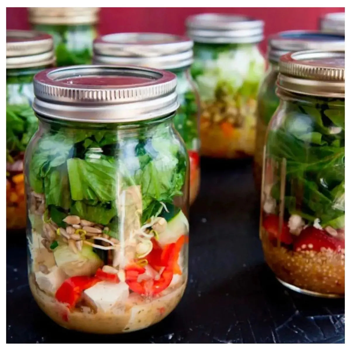 8 Mason Jars Ball 16oz Boca Regular Pieza - Coveme - empaque