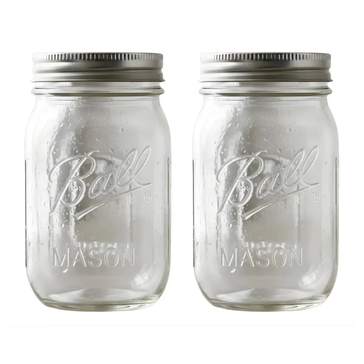 Bola Mason tarro 32 oz. Bola de vidrio transparente con boca ancha, Transparente, 32 oz (Wide Mouth), 2 - Ball - detalle