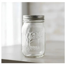 Bola Mason tarro 32 oz. Bola de vidrio transparente con boca ancha, Transparente, 32 oz (Wide Mouth), 2 - Ball - vista lateral