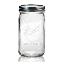 4 Mason Jars Ball 32 Oz Boca Ancha Pieza - Coveme - vista trasera