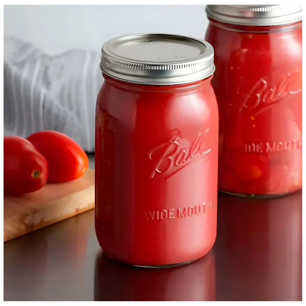 4 Mason Jars Ball 32 Oz Boca Ancha Pieza - Coveme - detalle