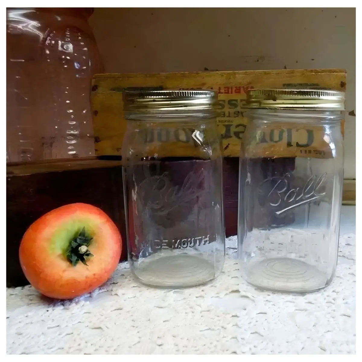 4 Mason Jars Ball 32 Oz Boca Ancha Pieza - Coveme