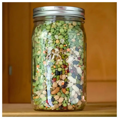 8 Mason Jars Ball 64oz Boca Ancha Pieza - Coveme - empaque