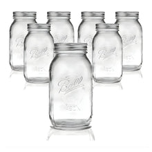 8 Mason Jars Ball 32 Oz Boca Regular Pieza - Coveme