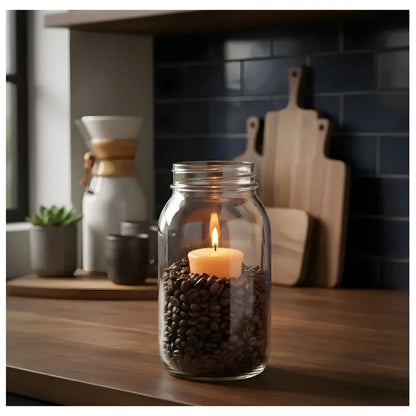 24 Mason Jars Ball 32 Oz Boca Ancha Pieza - Coveme - vista trasera