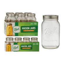 12 Mason Jars Ball 64oz Boca Ancha Pieza - Coveme - empaque