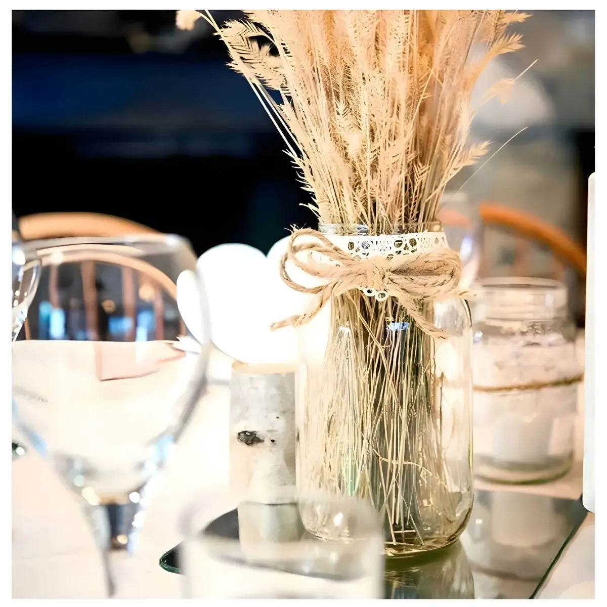 2 Mason Jars Ball 64oz Boca Ancha Pieza - Coveme - detalle