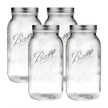4 Mason Jars Ball 64oz Boca Ancha Pieza - Coveme - detalle
