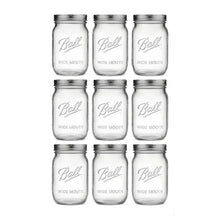 8 Mason Jars Ball 64oz Boca Ancha Pieza - Coveme - vista lateral